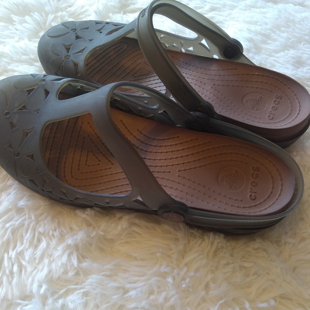 Crocs Tstrap Mary Janes Floral